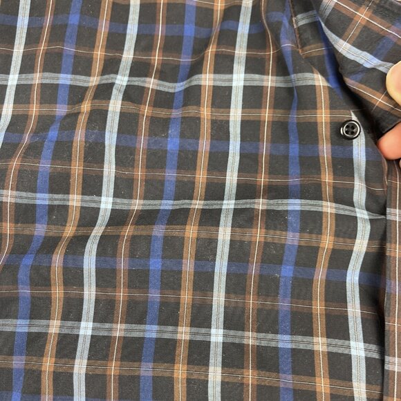 Lot of x2 Forsyth of Canada Dress Shirts Wrinkle Free Lined / Plaid Men Sz 2XL - Picture 9 of 16